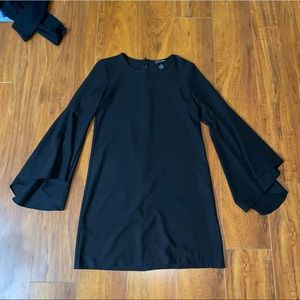 Black Bell Sleeve Dress